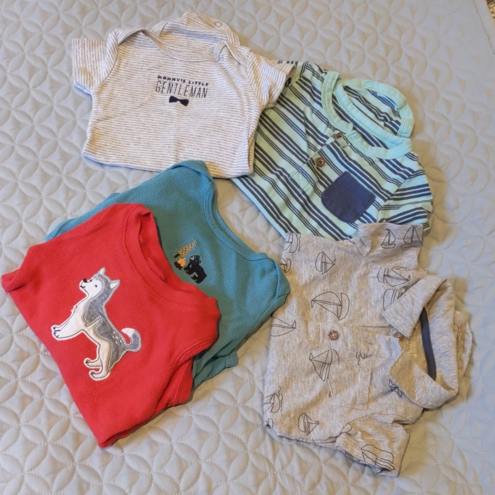5 onesie shirts